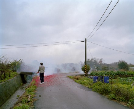 Moving Forward, Standing Still - Fireworks, Kuanyin, Taiwan. 2008© Rona Chang