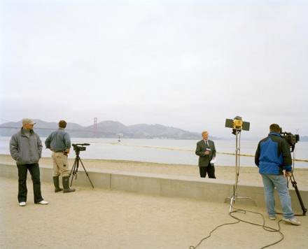 Moving Forward, Standing Still - Oil Spill, San Francisco, CA, USA. 2007© Rona Chang