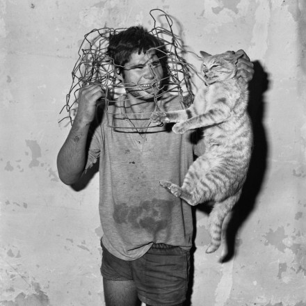 Photo by Roger Ballen: Cat catcher