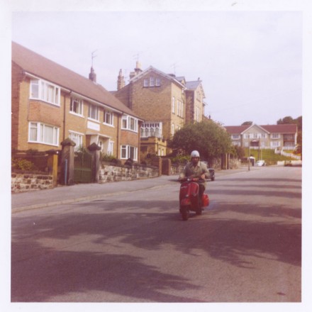 Dad on his vespa© Derrick Santini