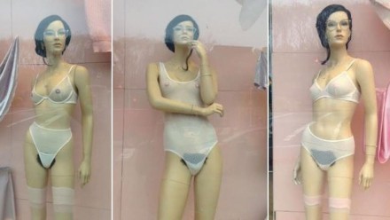 Vetrina di American Apparel