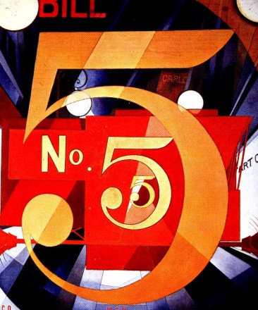 Charles Demuth, I saw the figure 5 in Gold